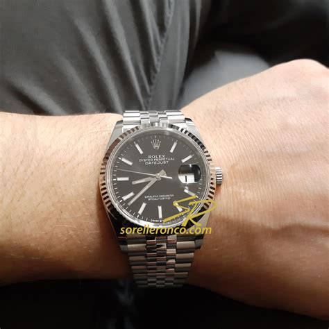 rolex datejust 2 quadrante nero|rolex orologio datejust 36.